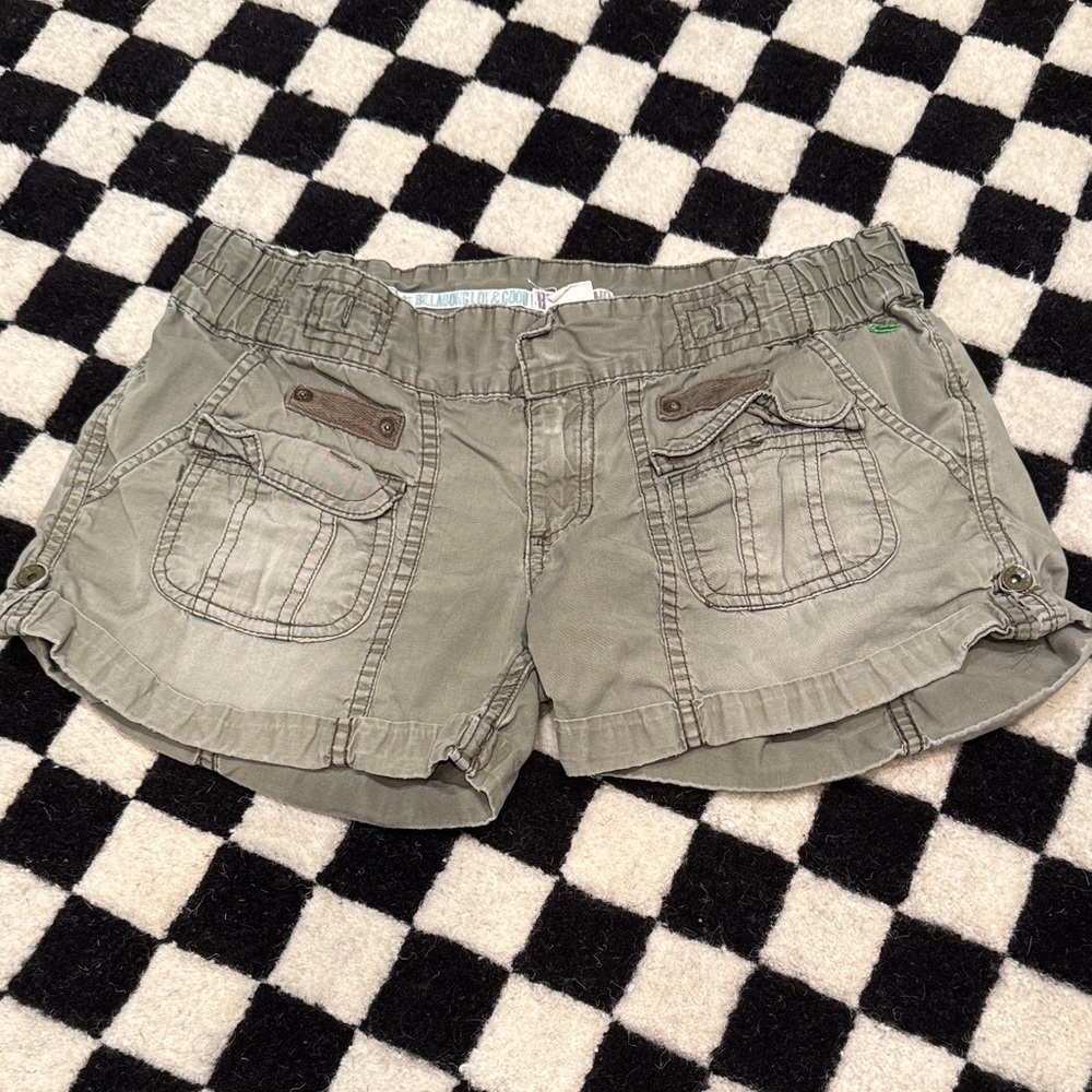Billabong Olive Green Cargo Shorts